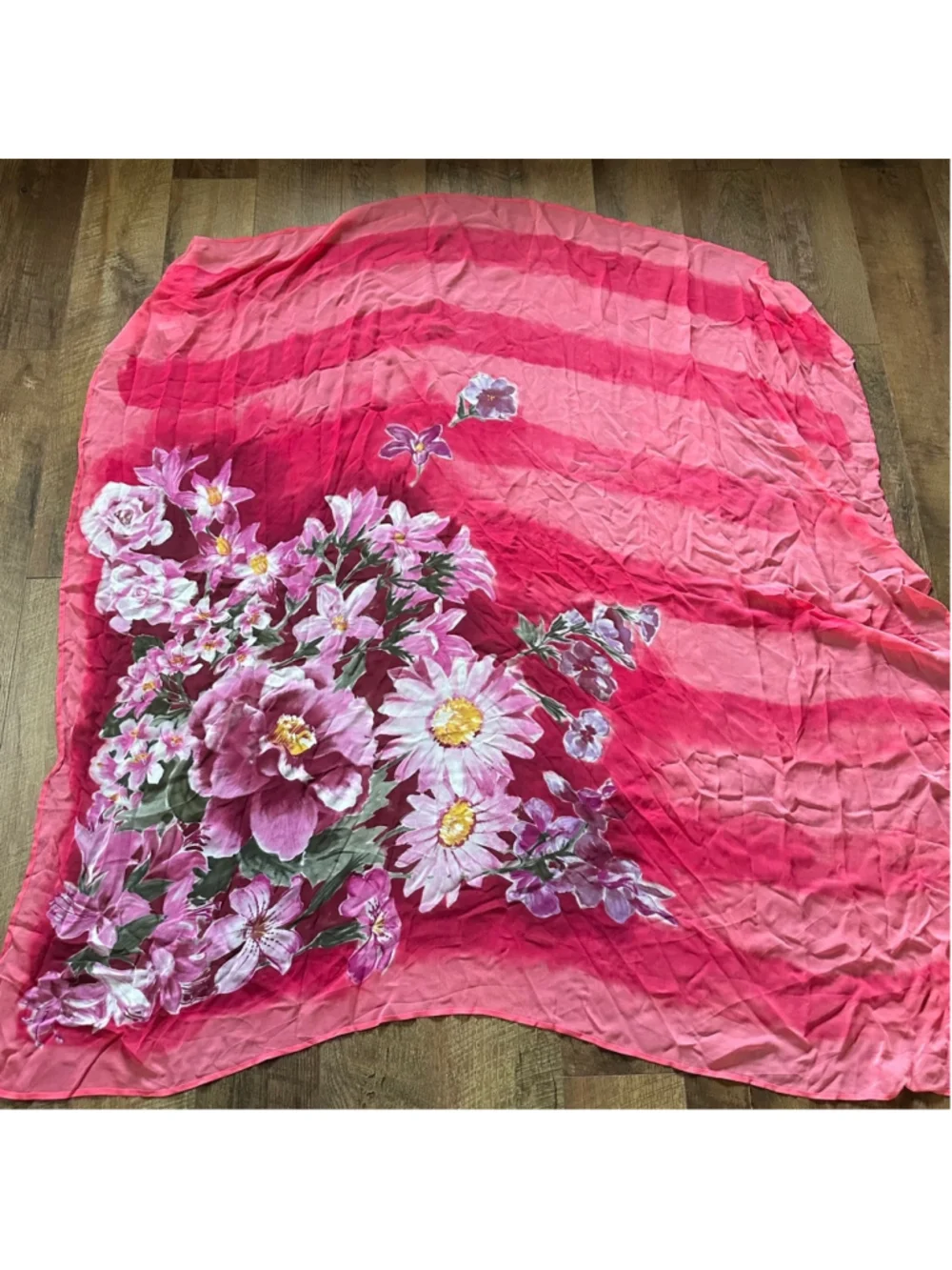 Women's Gottex Scarf OS Pink Floral Summer